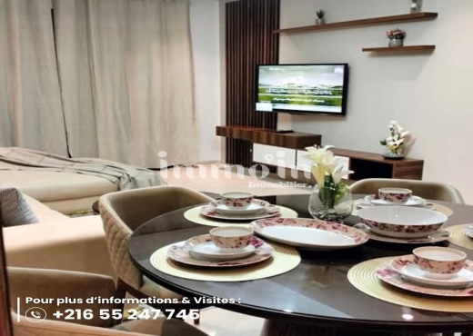 🔵Immo’in vous propose Appartement  À louer S+2 - Bien immobilier à {"id":23,"country_id":219,"name":"TUNIS","slug":"tunis"} - Image 3 - Agence Immobilière New Way