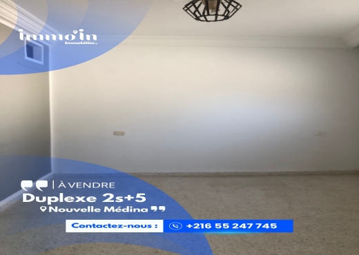 À VENDRE – Maison Duplexe 2S+5 à Médina Jadida - Bien immobilier à {"id":3,"country_id":219,"name":"BEN AROUS","slug":"ben-arous"} - Image 3 - Agence Immobilière New Way